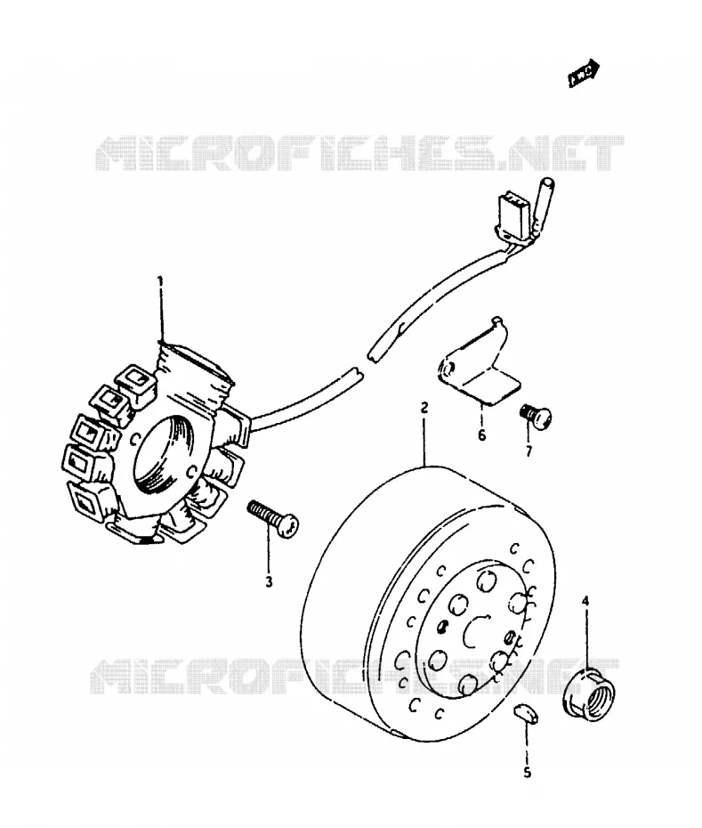 IGNITION Suzuki SCOOTER 100 ADDRESS 1994  AH100R