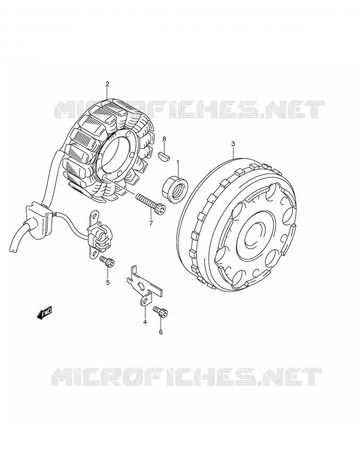IGNITION Suzuki SCOOTER 400 BURGMAN 2006  AN400K6(E2)