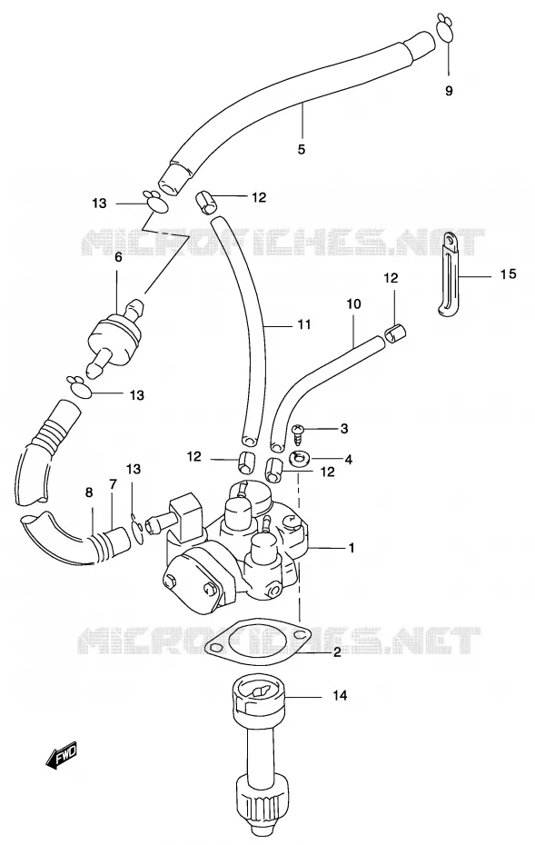 OIL PUMP (MODEL K1) Suzuki SCOOTER 50 KATANA 2004  AY50K4(P19)