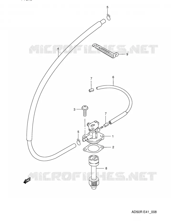 OIL PUMP (MODEL L,MODEL K E6) Suzuki SCOOTER 50 AD 1990  AD50L(E41)