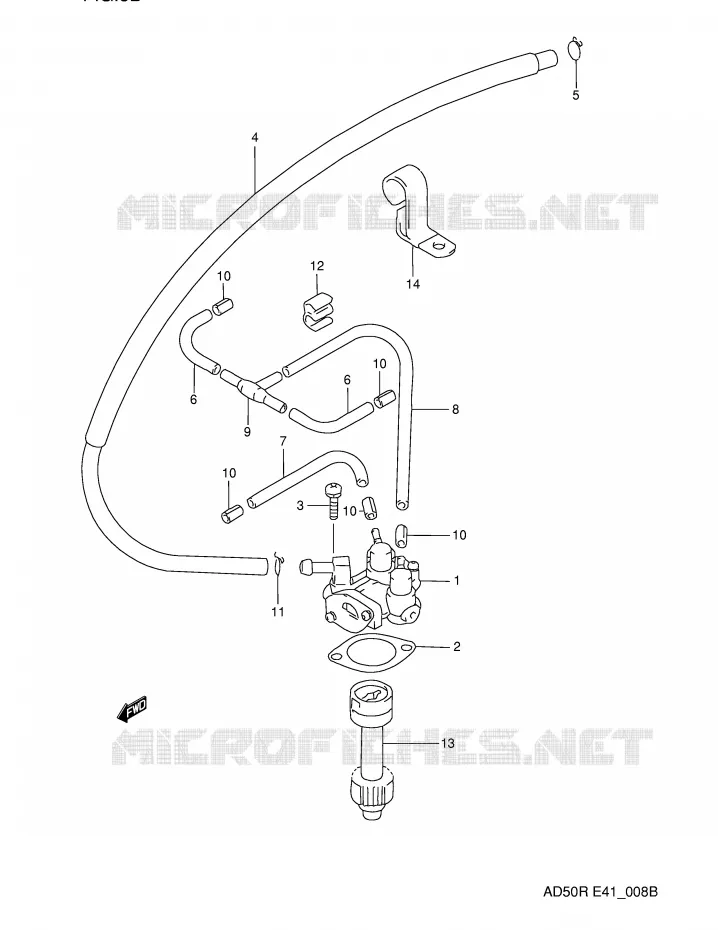 OIL PUMP (P9,E94,MODEL R) Suzuki SCOOTER 50 AD 1991  AD50WM(E41)