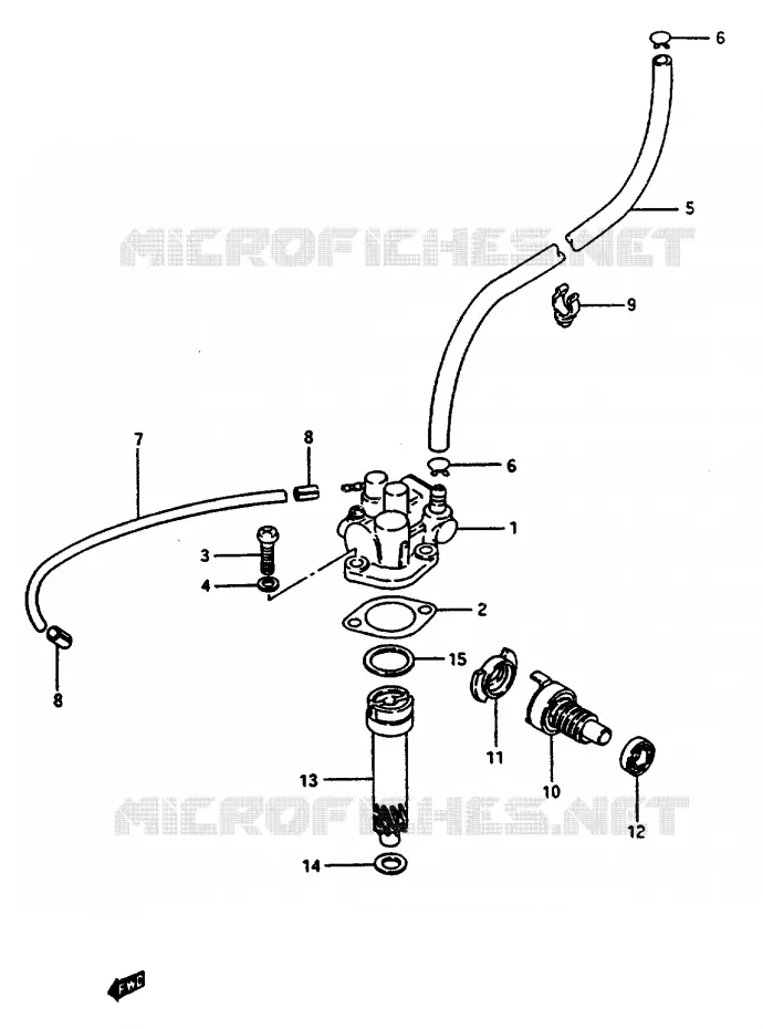 OIL PUMP Suzuki SCOOTER 50 CP 1985  CP50CHF