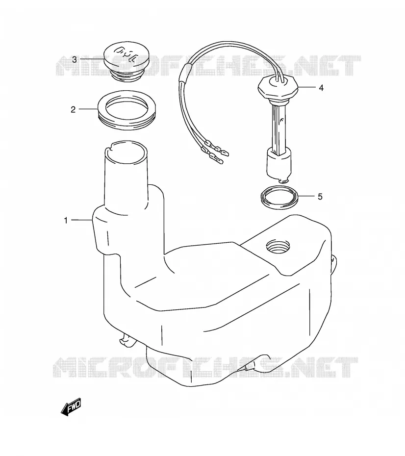 OIL TANK Suzuki SCOOTER 50 AE 1999  AE50RX(E28)