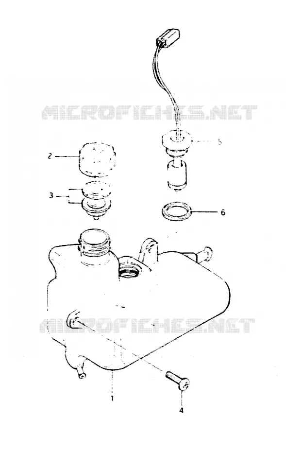OIL TANK Suzuki SCOOTER 50 CL 1983  CL50DD(D)