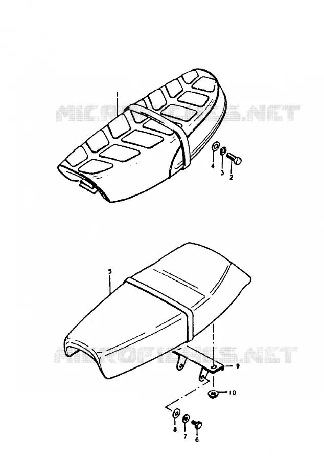 SEAT Suzuki MOTO 100 A100 1992  A100N(K/L/M/N/4)