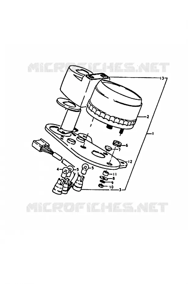 SPEEDOMETER (KILO SCALE) (A100M) Suzuki MOTO 100 A100 1990  A100L(K/L/M/N/4)