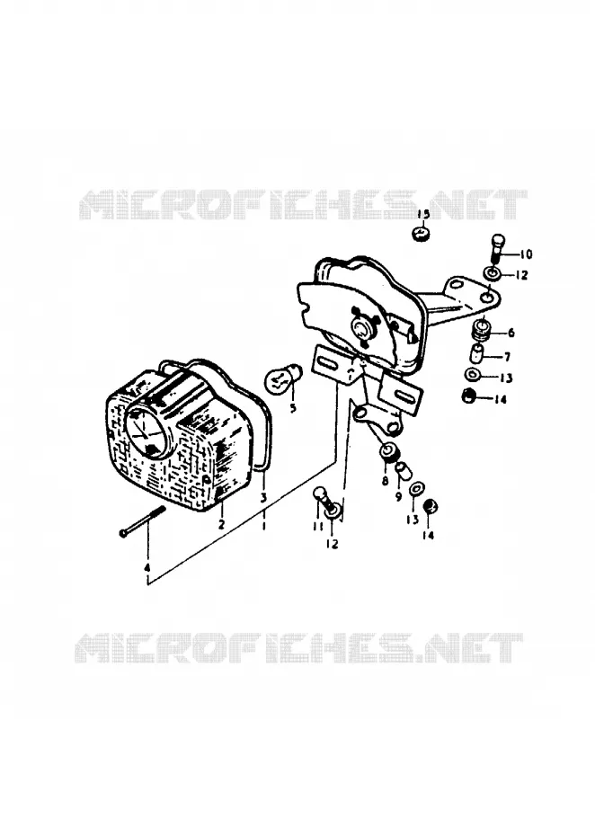 TAIL LIGHT (A100M,N) Suzuki MOTO 100 A100 1990  A100L(K/L/M/N/4)