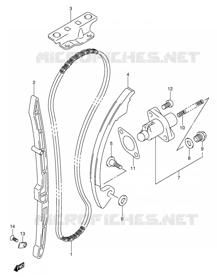 TIMING (MODEL K3/K4) Suzuki MOTO 400 DR-Z 2003  DR-Z400SK3(E2)