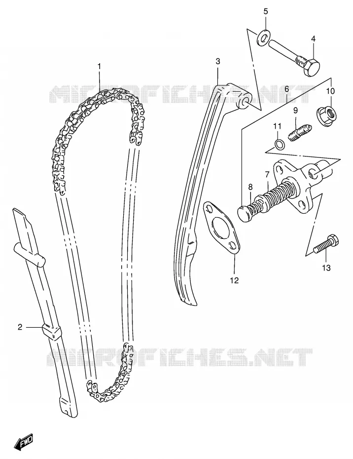 TIMING Suzuki MOTO 125 DF 1999  DF125EX(E4)