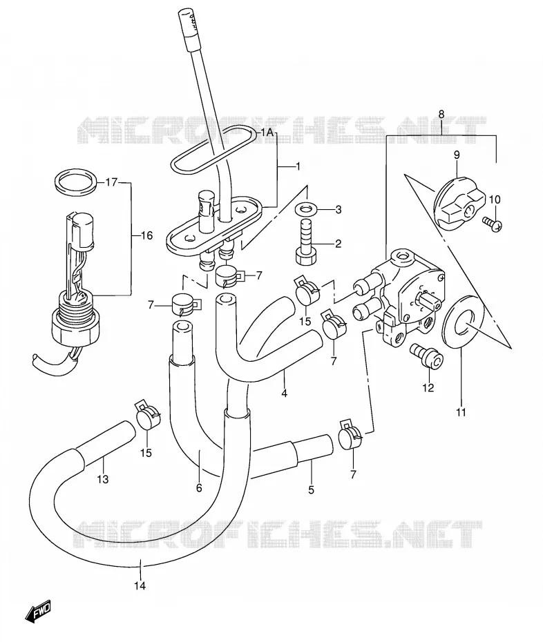FUEL COCK Suzuki MOTO 600 RF 1997  RF600RUV(E2)