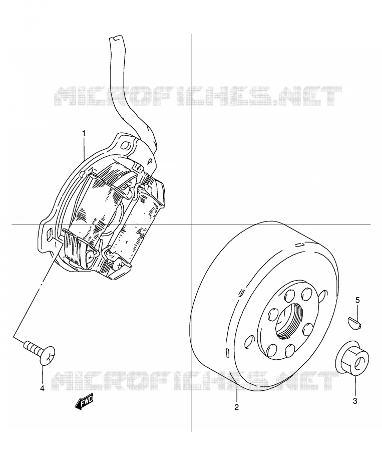 IGNITION Suzuki MOTO 50 PV 2000  PV50Y(E15)