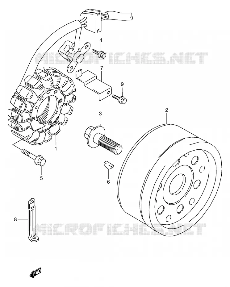 IGNITION Suzuki MOTO 800 MARAUDER 2003  VZ800K3(E2)