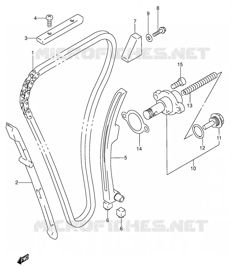 TIMING Suzuki MOTO 600 RF 1994  RF600RR(E2)