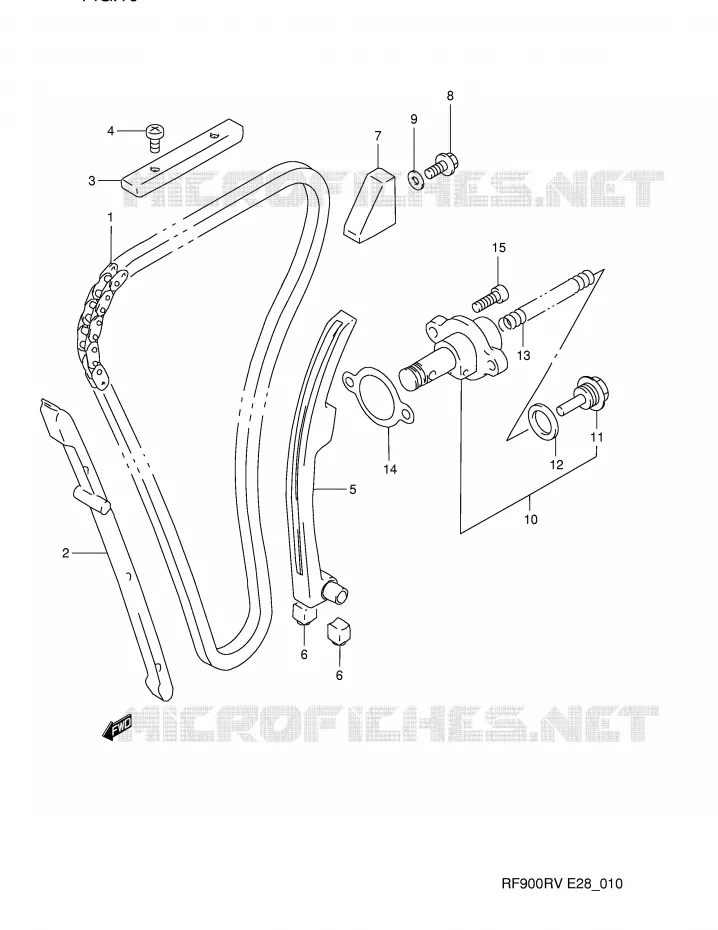 TIMING Suzuki MOTO 900 RF 1996  RF900RT(E28)