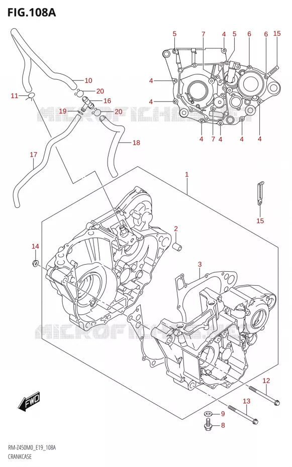 CASING Suzuki MOTO 450 RM-Z 2020  RM-Z450 M0 (E19)