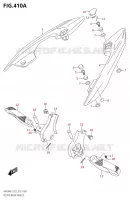 BACKREST for Suzuki BURGMAN 400 2019