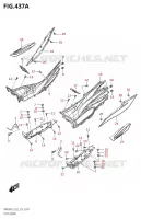 FOOTREST for Suzuki BURGMAN 400 2019