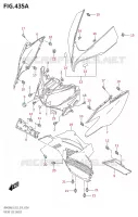 FRONT FAIRING for Suzuki BURGMAN 400 2019