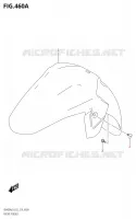 FRONT FENDER for Suzuki BURGMAN 400 2019