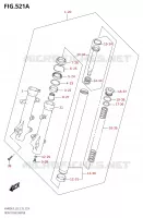 FRONT FORK for Suzuki BURGMAN 400 2019