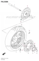 FRONT WHEEL for Suzuki BURGMAN 400 2019