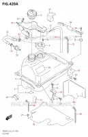 FUEL TANK for Suzuki BURGMAN 400 2019