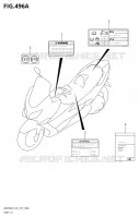 LABELTTE (AN400AL9 E02) for Suzuki BURGMAN 400 2019