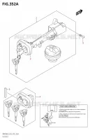 LOCK SET for Suzuki BURGMAN 400 2019