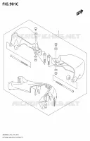 OPTIONSL (KNUCKLE COVER SET) for Suzuki BURGMAN 400 2019