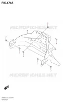 REAR FENDER for Suzuki BURGMAN 400 2019