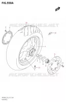 REAR WHEEL for Suzuki BURGMAN 400 2019