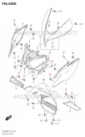 FRONT FAIRING for Suzuki BURGMAN 400 2020