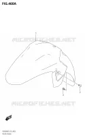 FRONT FENDER for Suzuki BURGMAN 400 2020