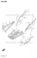 LOWER FAIRING for Suzuki BURGMAN 400 2020