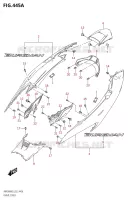 REAR FAIRING for Suzuki BURGMAN 400 2020