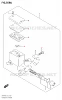 REAR MASTER CYLINDER for Suzuki BURGMAN 400 2020