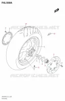 REAR WHEEL for Suzuki BURGMAN 400 2020