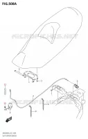 SEAT LOCK for Suzuki BURGMAN 400 2020