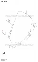 WINDSCREEN for Suzuki BURGMAN 400 2020