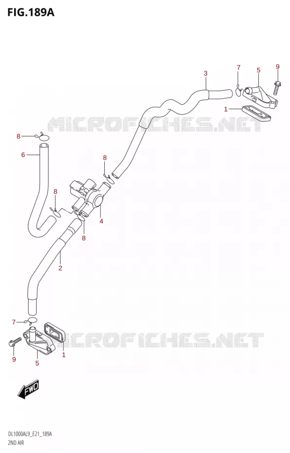 ANTI POLLUTION SYSTEM Suzuki MOTO 1000 V-STROM 2019  DL1000XA L9 (E21)