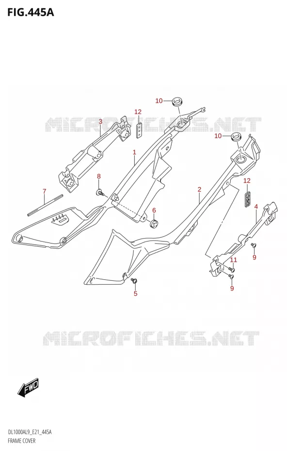 FAIRING Suzuki MOTO 1000 V-STROM 2019  DL1000XA L9 (E21)