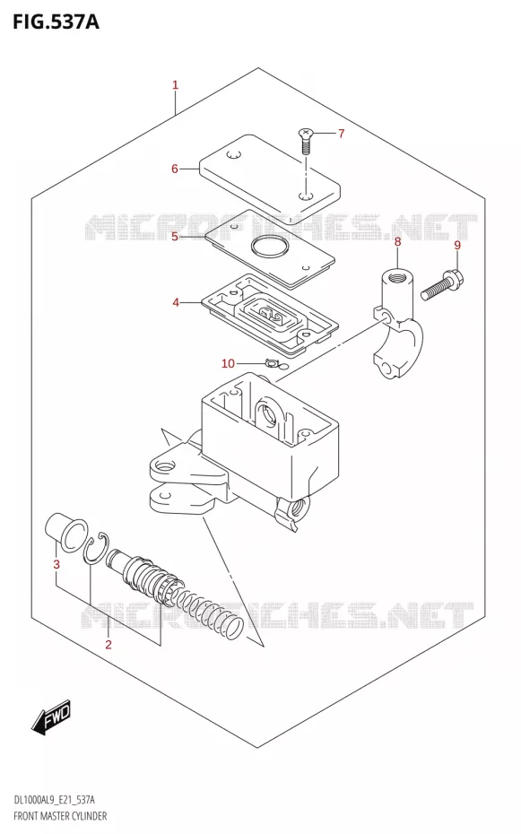 FRONT MASTER CYLINDER Suzuki MOTO 1000 V-STROM 2019  DL1000XA L9 (E21)