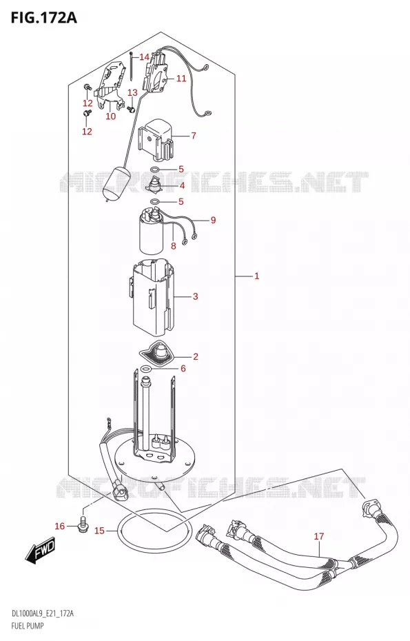 FUEL PUMP Suzuki MOTO 1000 V-STROM 2019  DL1000A L9 (E21)