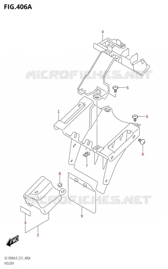 HOLDER Suzuki MOTO 1000 V-STROM 2019  DL1000XA L9 (E21)