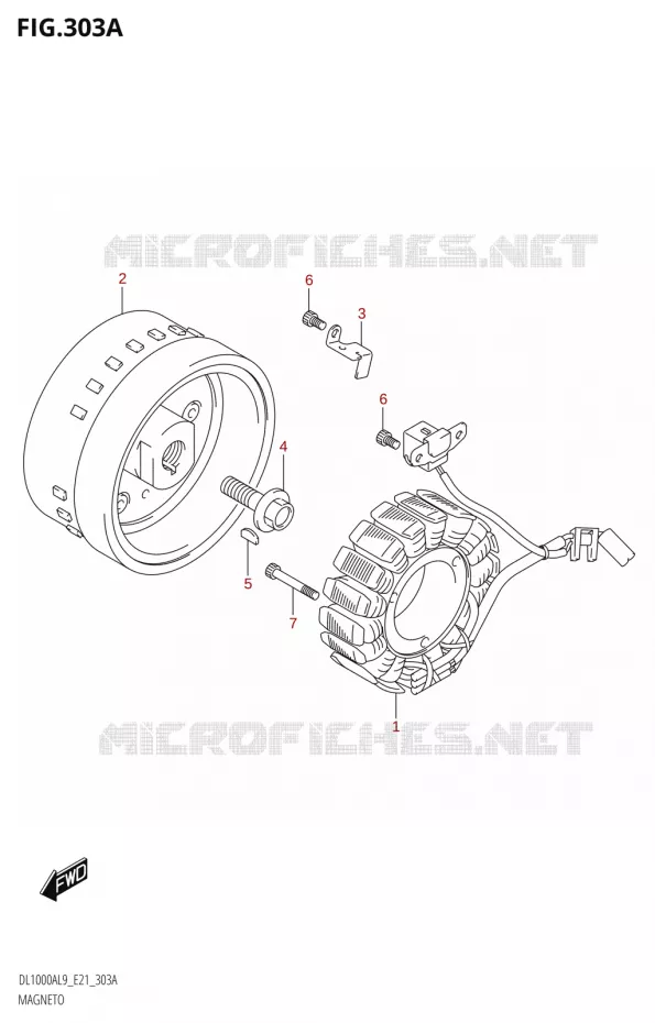 IGNITION Suzuki MOTO 1000 V-STROM 2019  DL1000A L9 (E21)