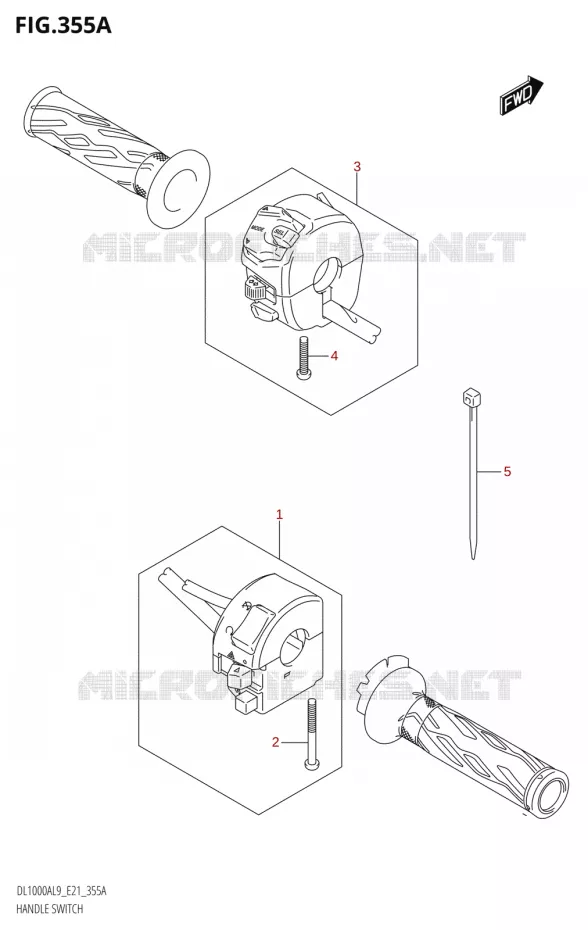 SWITCHES Suzuki MOTO 1000 V-STROM 2019  DL1000XA L9 (E21)