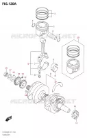 CRANKSHAFT for Suzuki V-STROM 250 2020