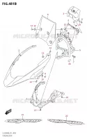 FAIRING   LABELS CHASSIS (DL250A) for Suzuki V-STROM 250 2020