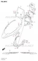 FAIRING   LABELS CHASSIS (DL250RLZ) for Suzuki V-STROM 250 2020