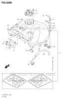 FUEL TANK ESS (DL250RLZ) for Suzuki V-STROM 250 2020